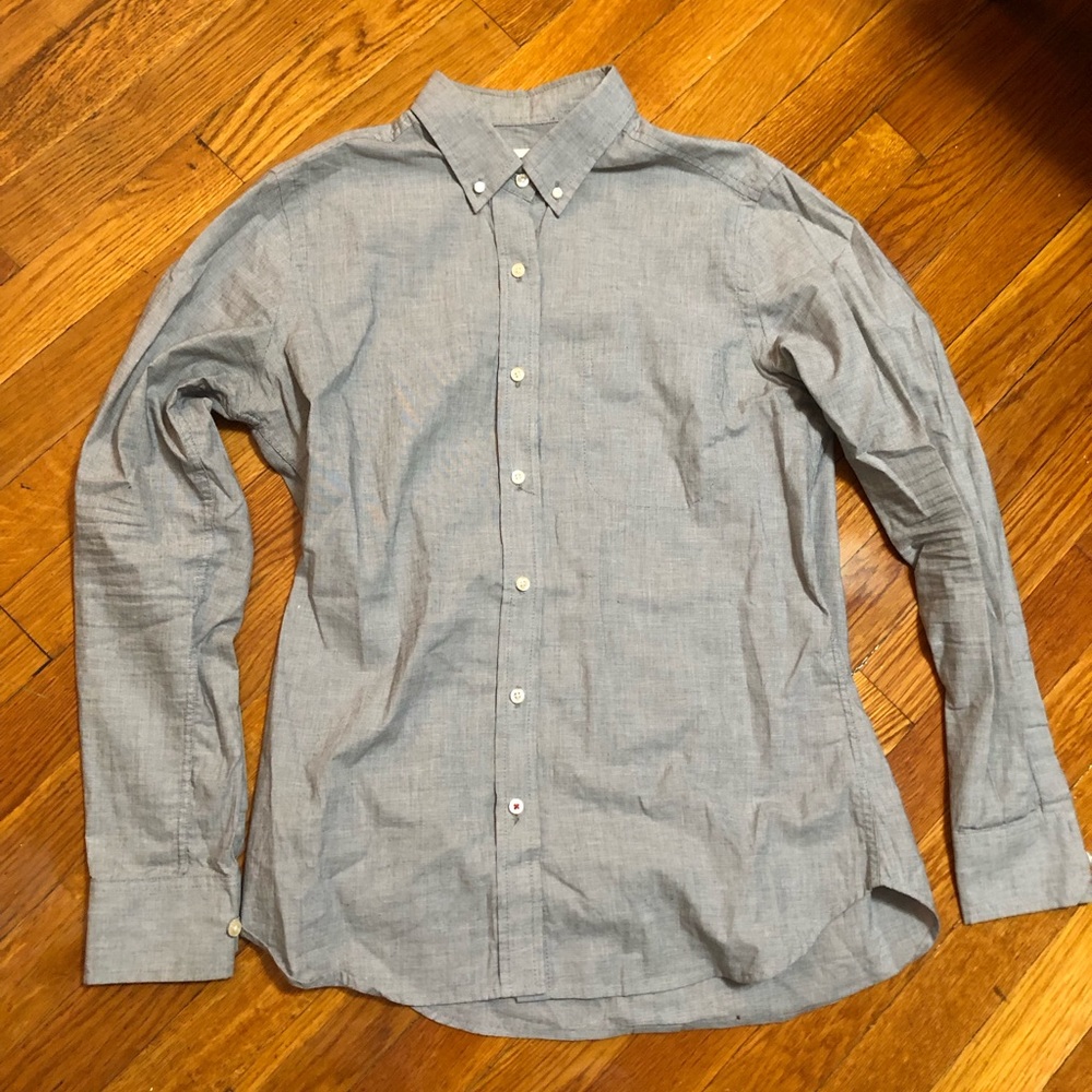 Kardo x Wildfang Grey Dress Shirt Women’s Size: Small
